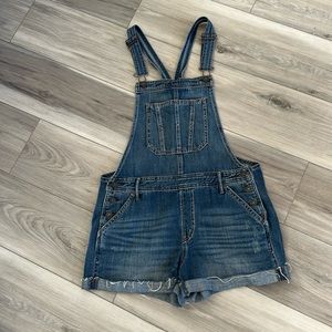 Denim Shorts Overalls